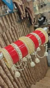 Elegant Bridal Set with Shadow Jhumar & Bangles